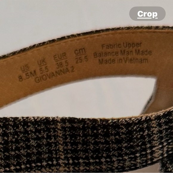 🧨NWOT - Life Stride Women's Black and White Plaid Heels - Picture 5 of 6